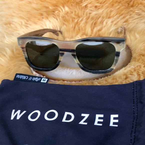 Woodzee Sierra Polarized UV Wood Sunglasses main image 6